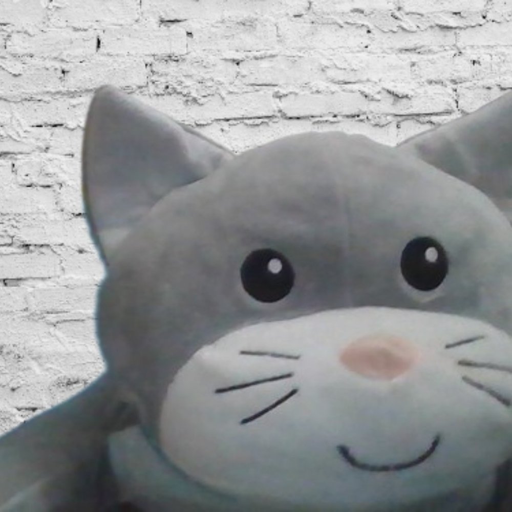 Large Plush Cat - Picture 2 of 3